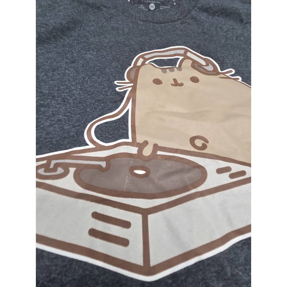 Pusheen The Cat Shirt Pusheen With Turntable Size Medium Gray